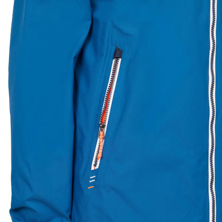 Men's waterproof sailing jacket 100 - Blue Blue