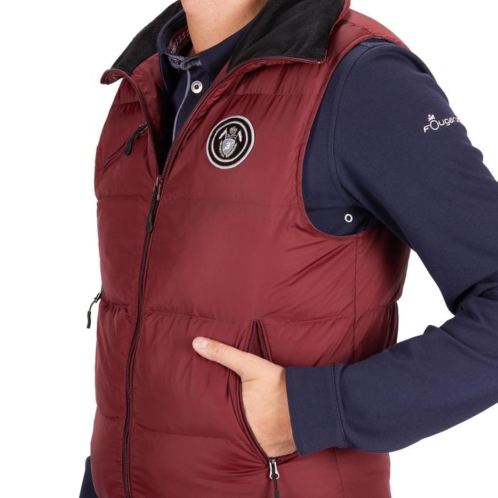  Gilet  chaud sans manches quitation homme  500 WARM 