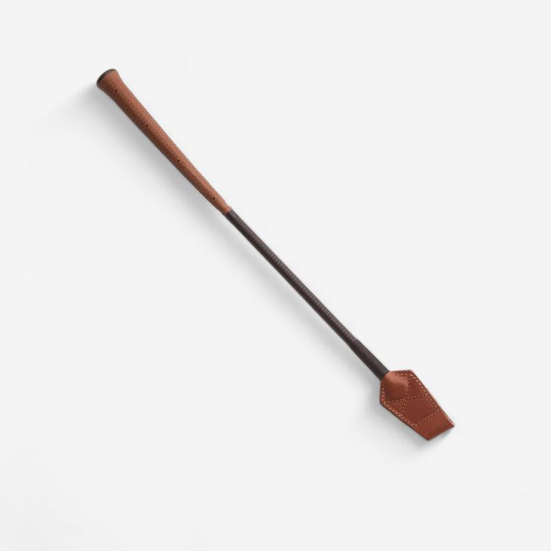 Cravache équitation 900 marron et noir - 49 cm Cravache équitation 900 marron et noir - 49 cm