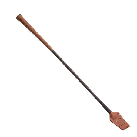 Cravache équitation 900 marron et noir - 58 cm