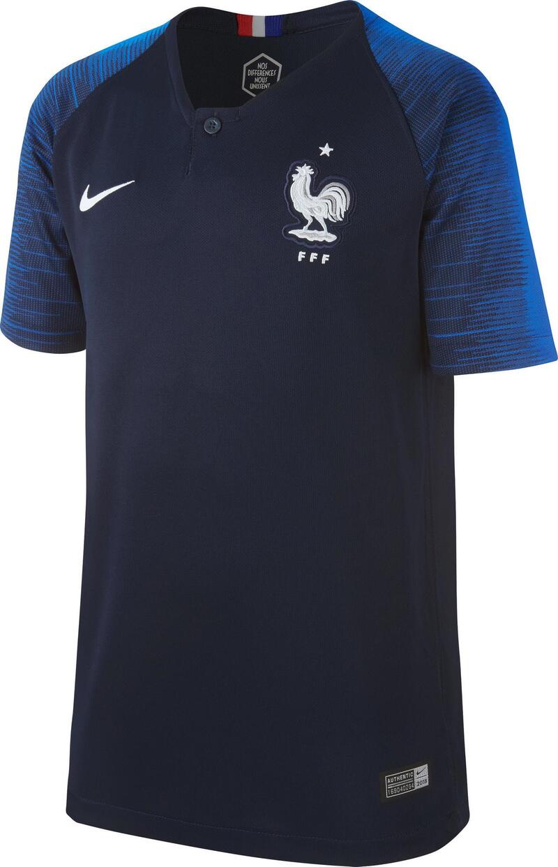 Koszulka piłkarska dla dzieci Nike replika Francja 2018
