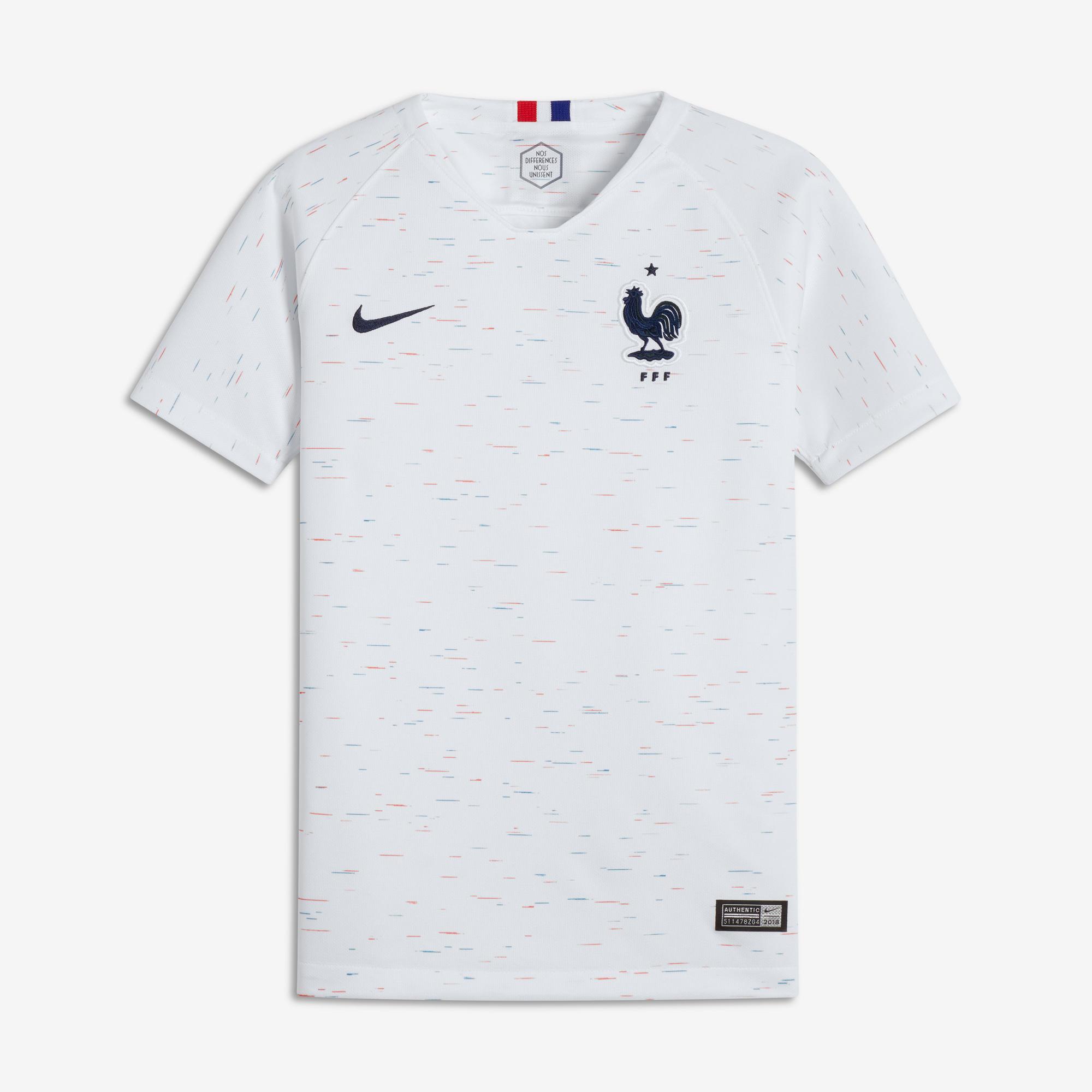 Camiseta Francia Nike Visitante 2018 niños NIKE | Black Friday Decathlon  2020