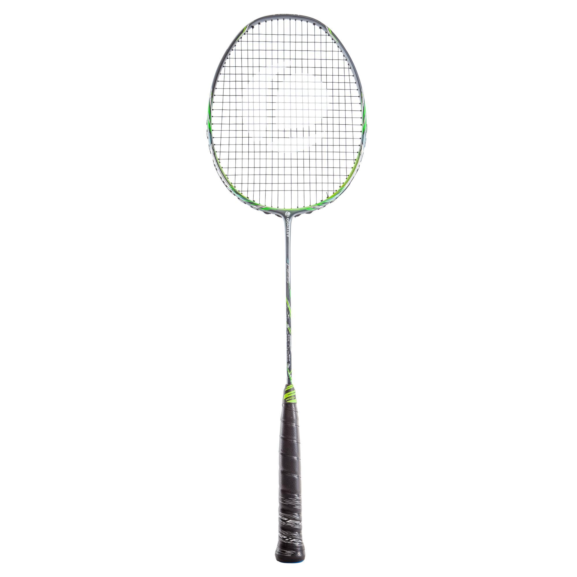 Perfly Badmintonracket Volwassenen Br 930 S Grijs Groen perfly kopen in de aanbieding