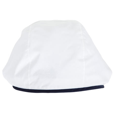 Жіноча куртка 100 для вітрильного спорту, водонепроникна - Біла