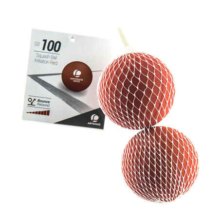 Rdeča žoga za skvoš SB100 (2 žogi)
