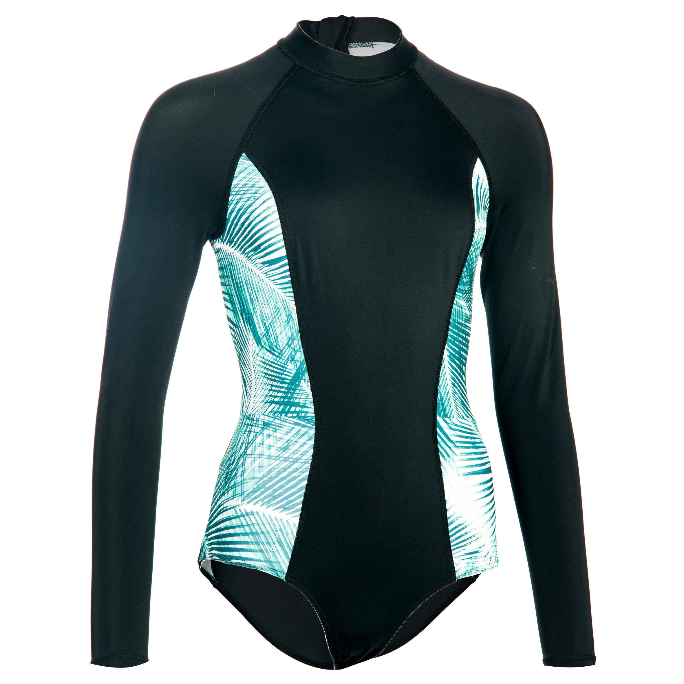 Dani Women's Long Sleeve Back Zip One-Piece Swimsuit - Bondi -  2