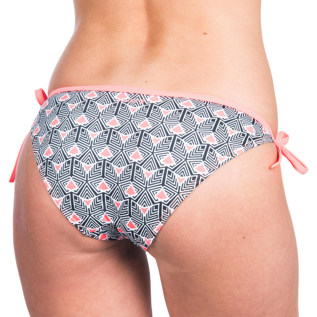 Bikini-Hose Damen seitlich gebunden Sofy Paradise grün/bunt