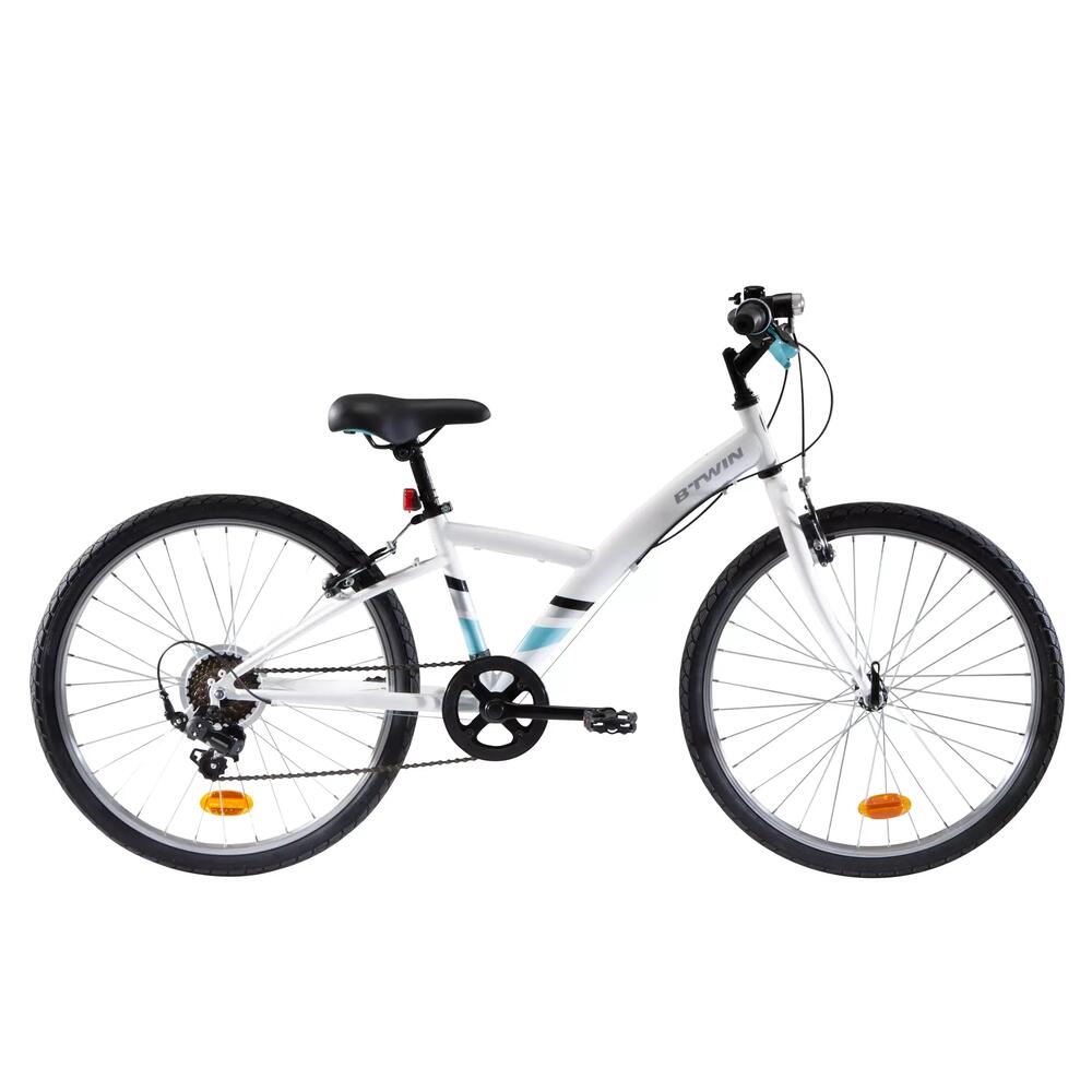 BICICLETA DE TREKKING_24_pouces_decathlon_blanc