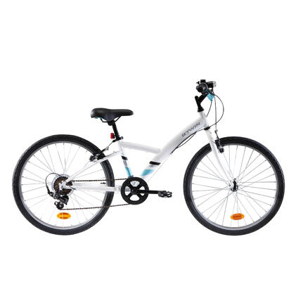 BICICLETA DE TREKKING_24_pouces_decathlon_blanc BICICLETA DE TREKKING_24_pouces_decathlon_blanc