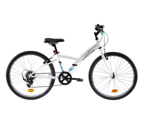 BICICLETA TREKKING_24_pouces_decathlon_blanc