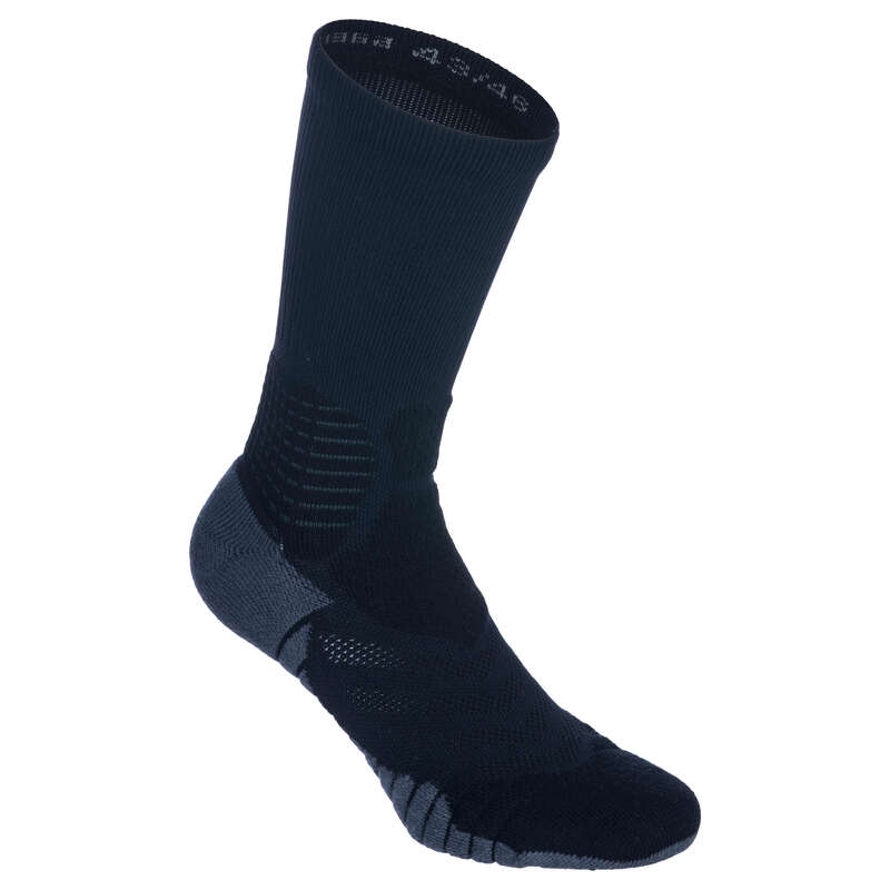 MAN BASKETBALL FOOTWEAR Basketball - Mid Socks SO 900 - Black TARMAK - Basketball
