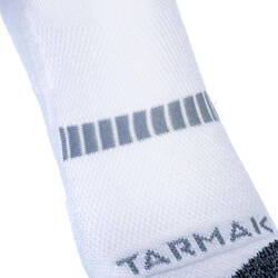 Kids' Mid-Rise Intermediate Basketball Socks Twin-Pack - White