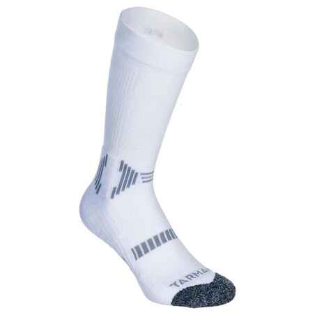 Men's/Women's Mid Basketball Socks SO500 Twin-Pack - White