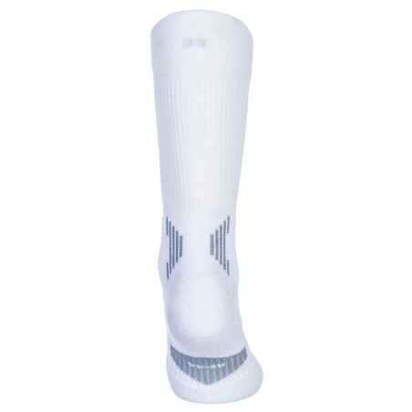 Calcetines Baloncesto Tarmak Mid (lote de 2 pares) niños blanco