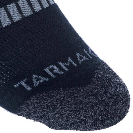 500 Mid-Length Basketball Socks Twin-Pack - Black