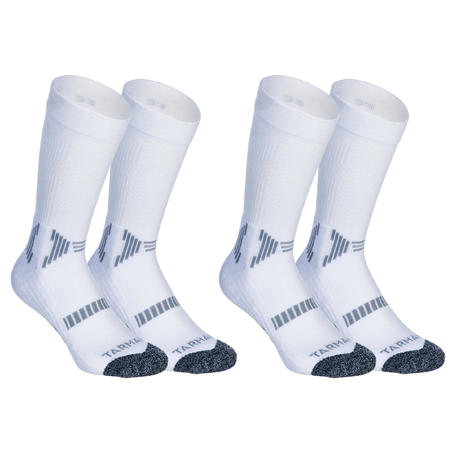 Шкарпетки 500 для баскетболу, 2 пари - Білі