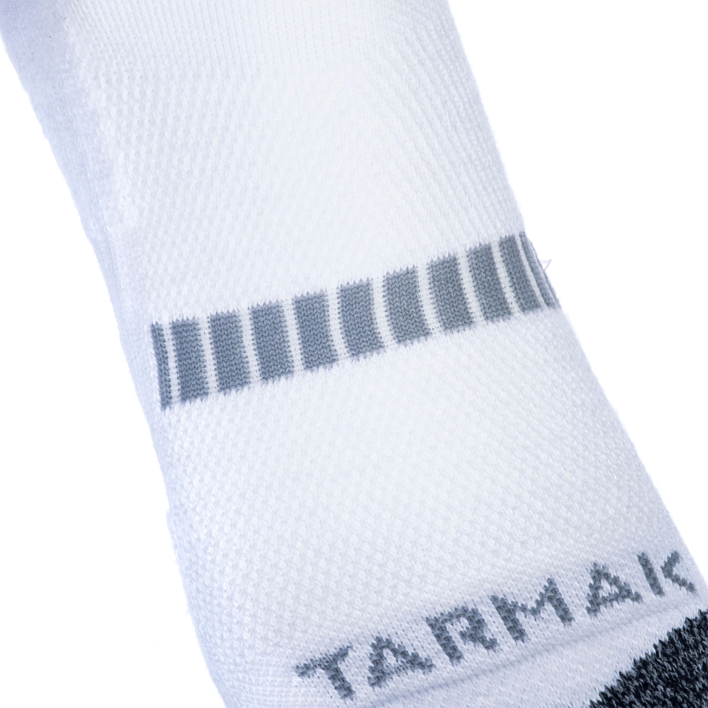 Men's/Women's Mid Basketball Socks SO500 Twin-Pack - White 4/8