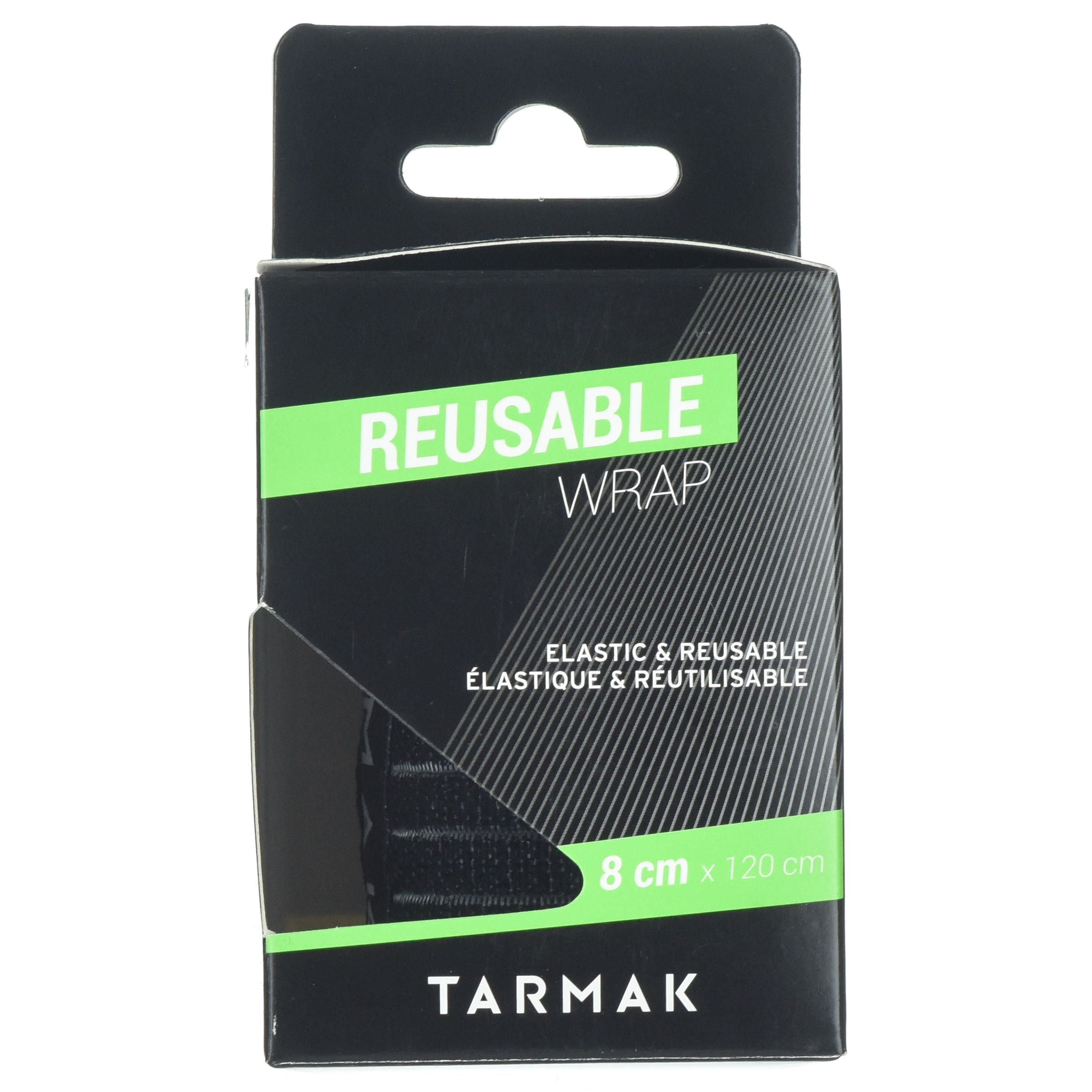 Support Strap 8 cm x 1.2 m Reusable Black
