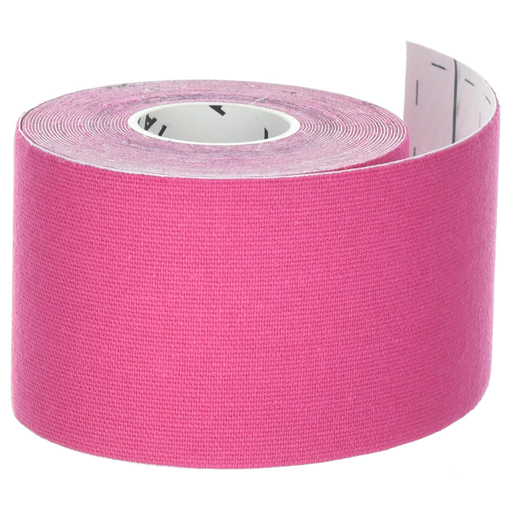 5 cm x 5 m kinesiology strap - pink