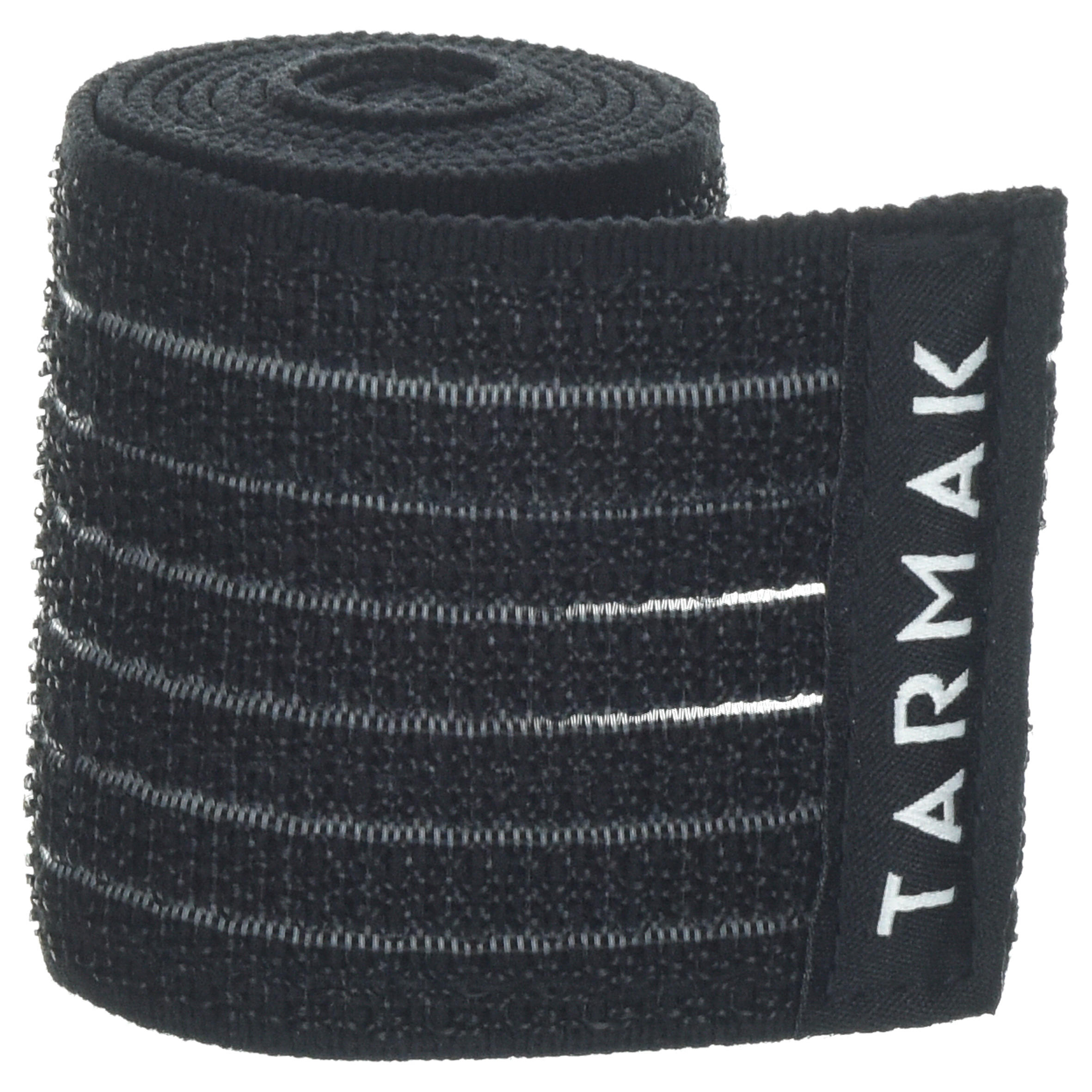 Bande de maintien réutilisable 6 cm x 0,9 m noire - TARMAK