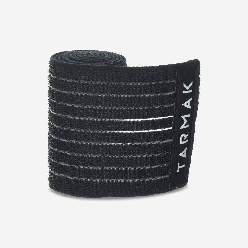 Herbruikbare elastische tape 8 cm x 1,2 m zwart