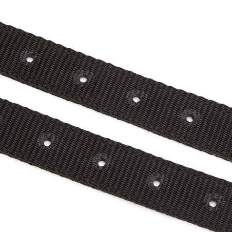 100 Children's Horse Riding Stirrup Leathers - Black