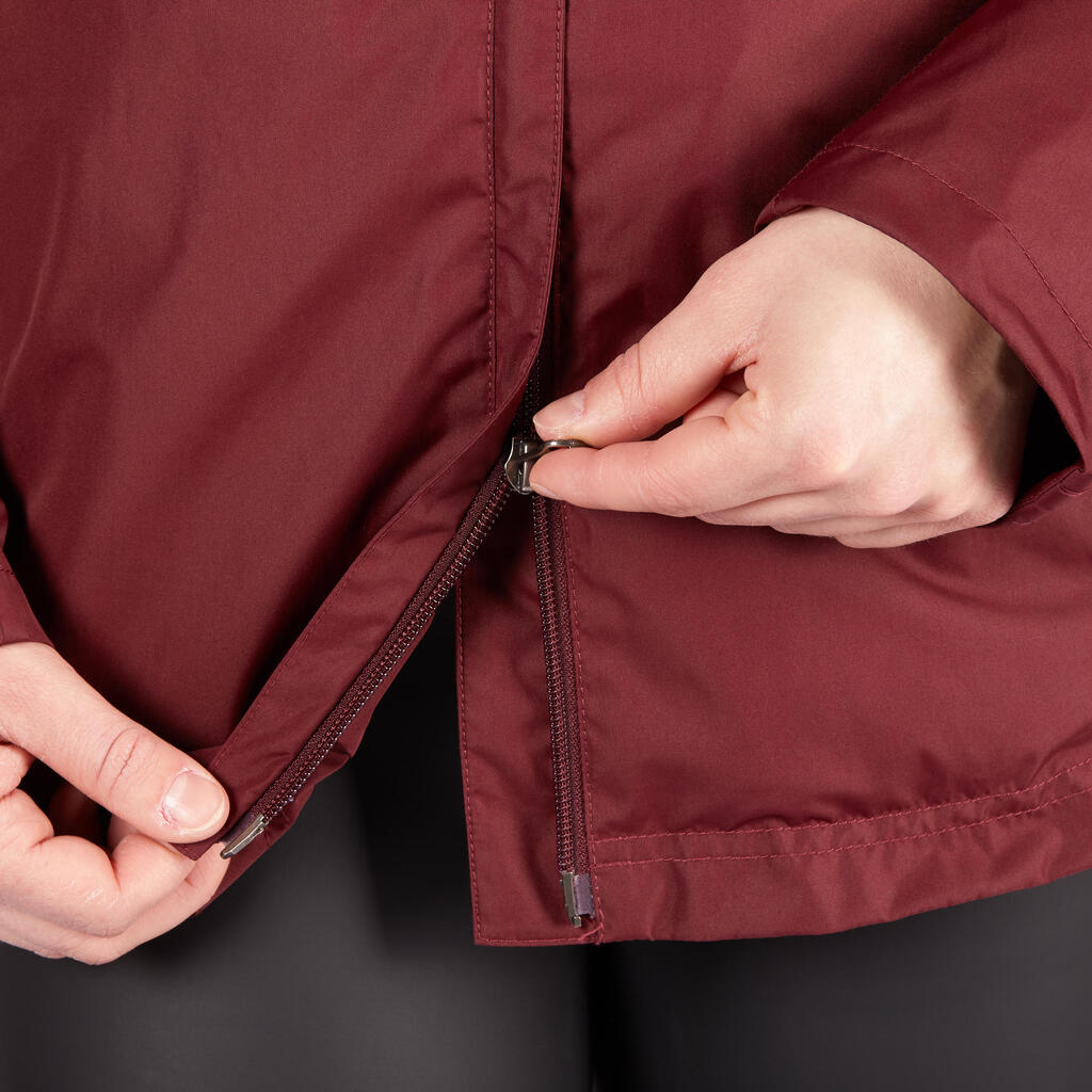 Winter-Reitjacke Tosca wasserdicht Damen bordeaux