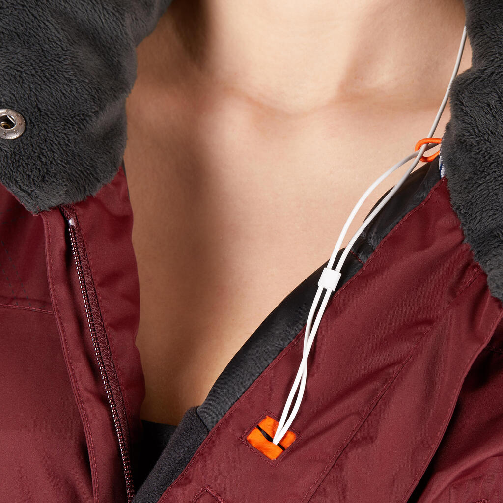 Winter-Reitjacke Tosca wasserdicht Damen bordeaux