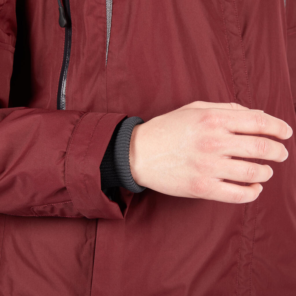 Winter-Reitjacke Tosca wasserdicht Damen bordeaux