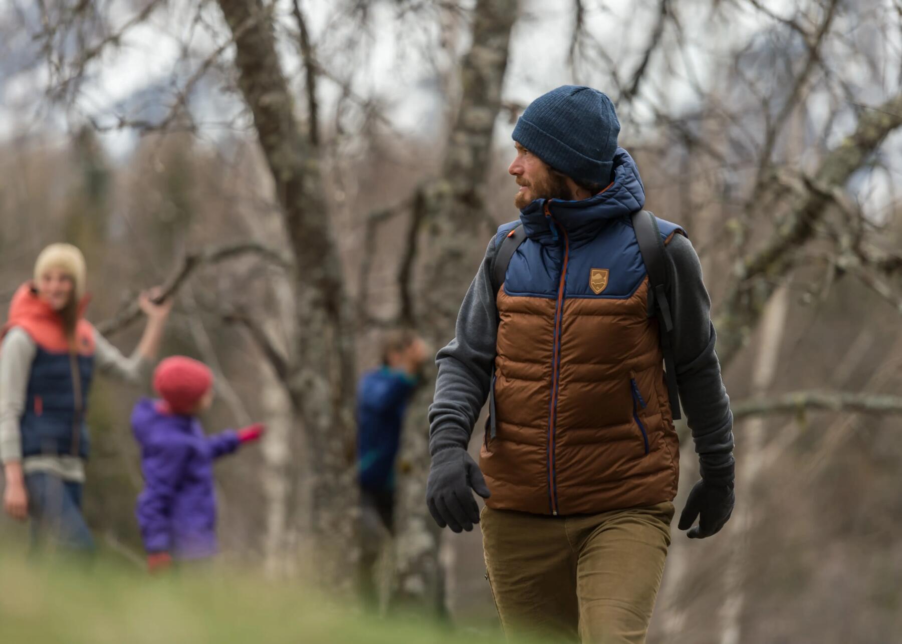 Family on a hike