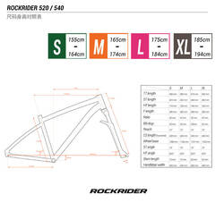 កង់ឡើងភ្នំ ROCKRIDER ៥៤០ SPORT TRAIL កំបោរក្រម៉ៅ