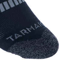 Kids' Intermediate Mid-Rise Basketball Socks Twin-Pack - Black