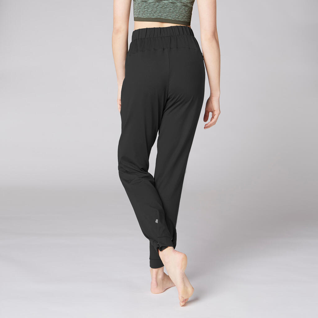 Yogahose Studio Damen schwarz