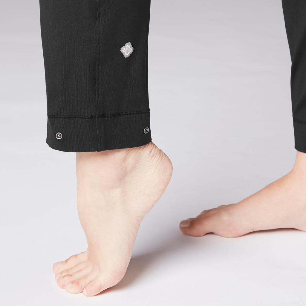 Yogahose Studio Damen schwarz
