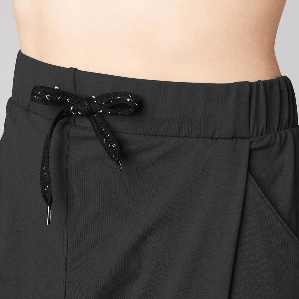 Yogahose Studio Damen schwarz