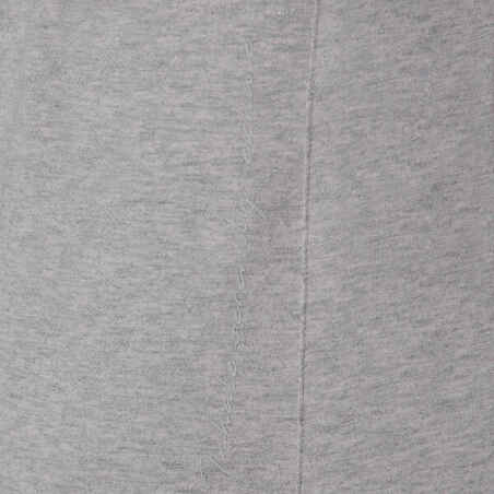 Organic Cotton Long-Sleeved Yoga T-Shirt - Grey