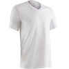 500 Slim-Fit V-Neck Pilates & Gentle Gym T-Shirt - White