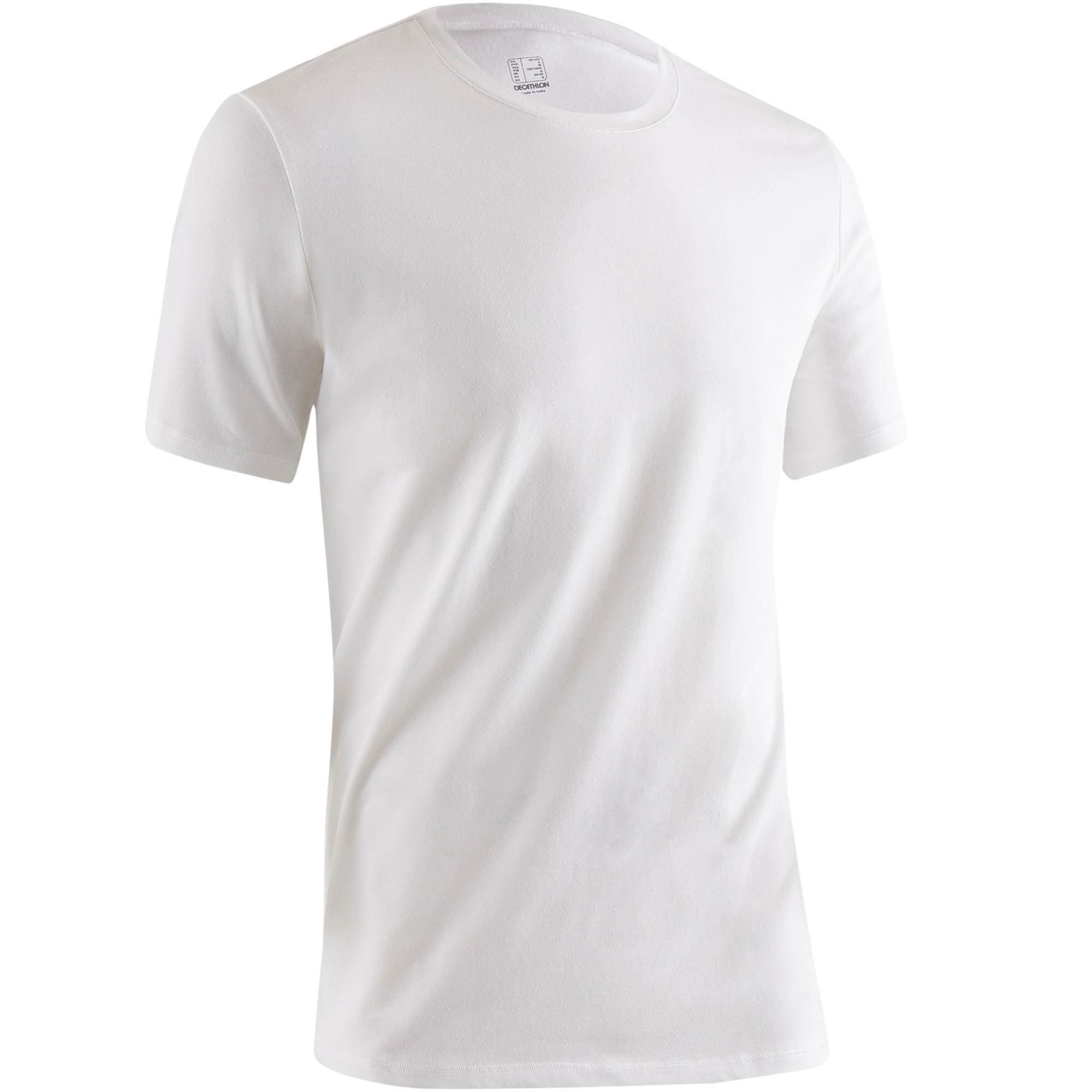 500 Regular Fit Gym Stretching T Shirt Blue