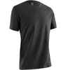 T-Shirt 500 Regular Gym & Pilates Herren dunkelgrau