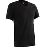 Men's Gym T-Shirt Slim Fit 500 - Black