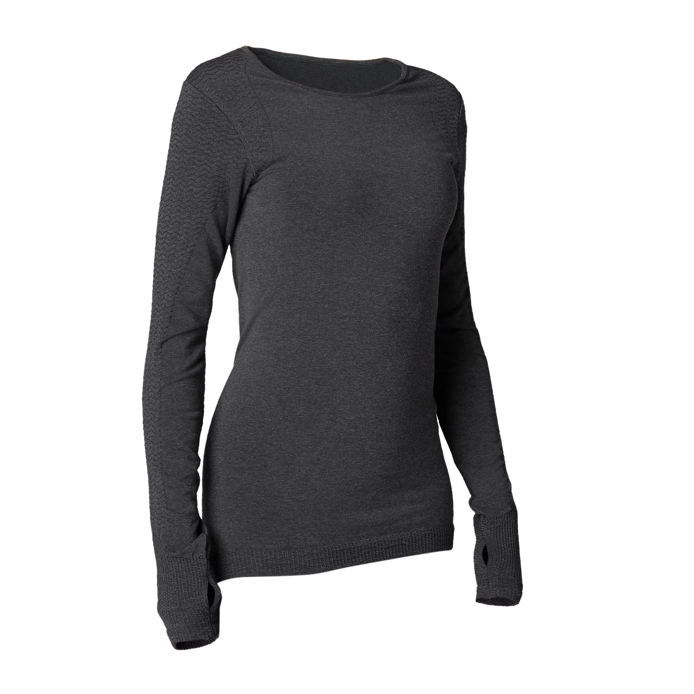 Domyos Naadloos Herenshirt Met Lange Mouwen Voor Zachte Yoga Donkergrijs domyos kopen in de aanbieding Domyos Naadloos Herenshirt Met Lange Mouwen Voor Zachte Yoga Donkergrijs domyos kopen in de aanbieding