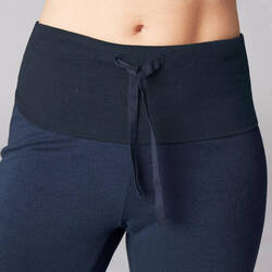 Women's Yoga Cotton Bottoms - Navy