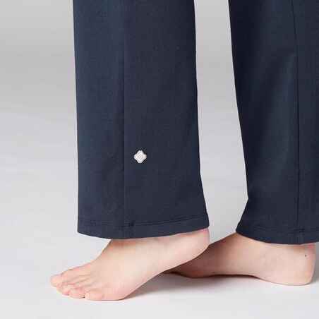 Women's Yoga Cotton Bottoms - Navy