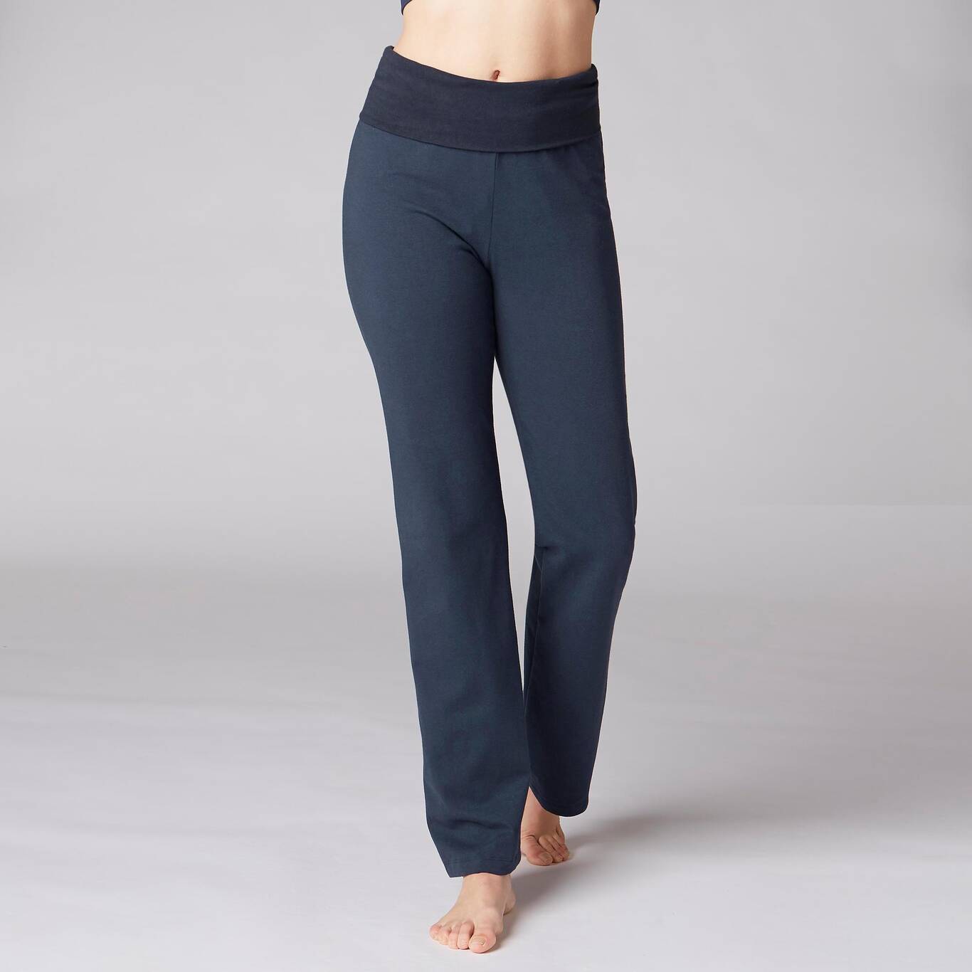 Women's Yoga Cotton Bottoms - Navy