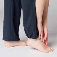 Women's Yoga Cotton Bottoms - Navy