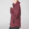 Women's Relaxation Fleece Yoga Sweatshirt - Mottled Burgundy