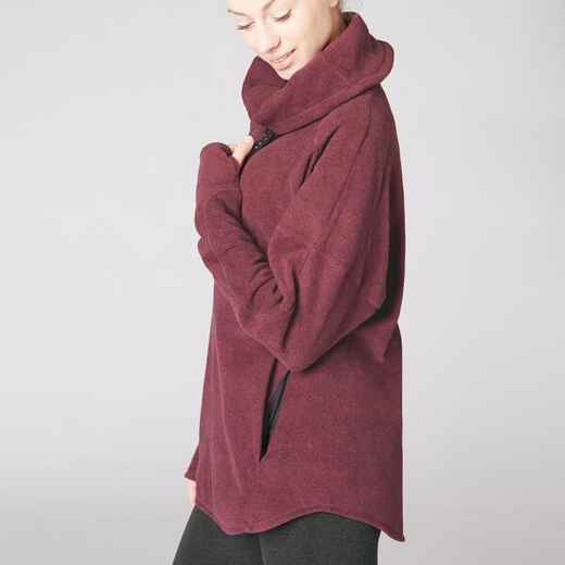 
      Women's Relaxation Fleece Yoga Sweatshirt - Mottled Burgundy
  