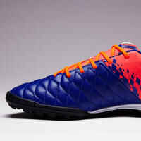 Adult Firm Pitch Football Boots Agility 500 TF - Blue/Orange