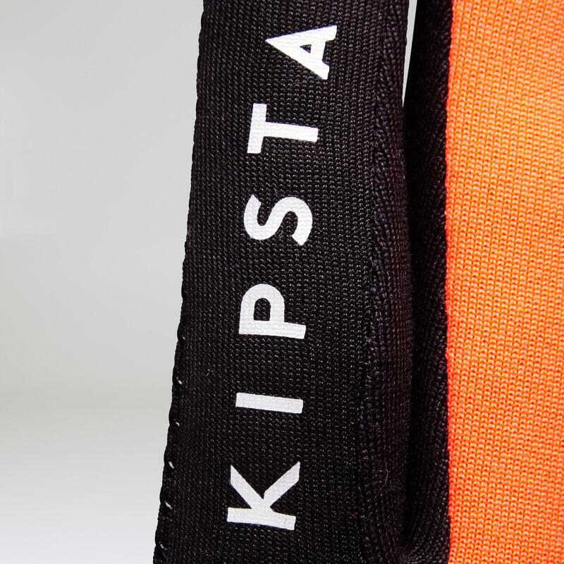 Dětské fotbalové rukavice Keepdry 500 oranžové