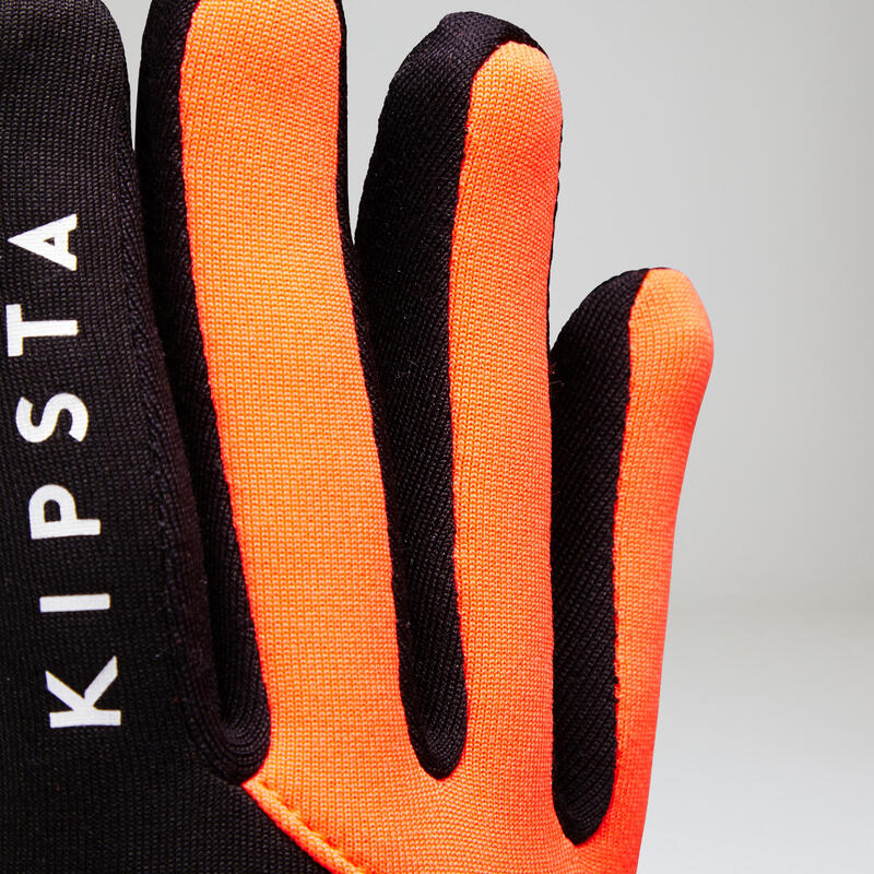 Dětské fotbalové rukavice Keepdry 500 oranžové